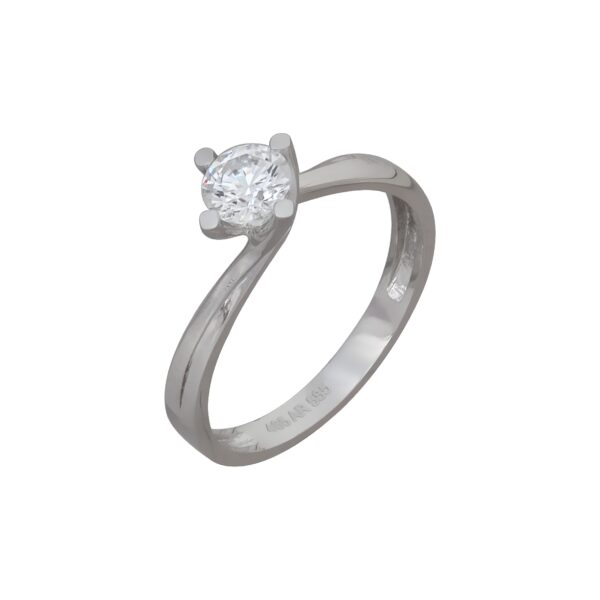 Μονόπετρο Δαχτυλίδι Κ14