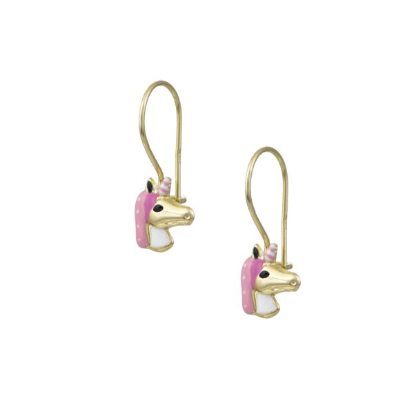 Χρυσά Σκουλαρίκια Κ14 Κρεμαστά