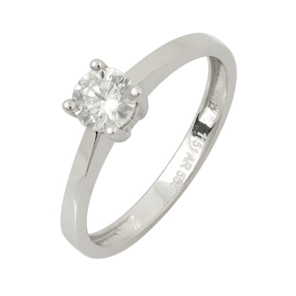 Μονόπετρο Δαχτυλίδι Κ14