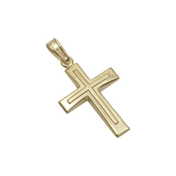 Χρυσός  Σταυρός Ανδρικός K14