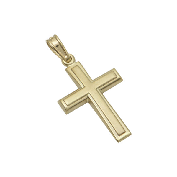 Χρυσός  Σταυρός Ανδρικός K14