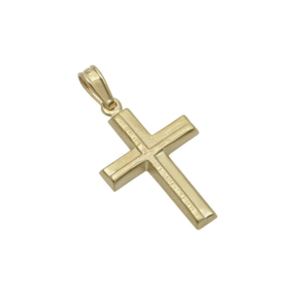 Χρυσός  Σταυρός Ανδρικός K14